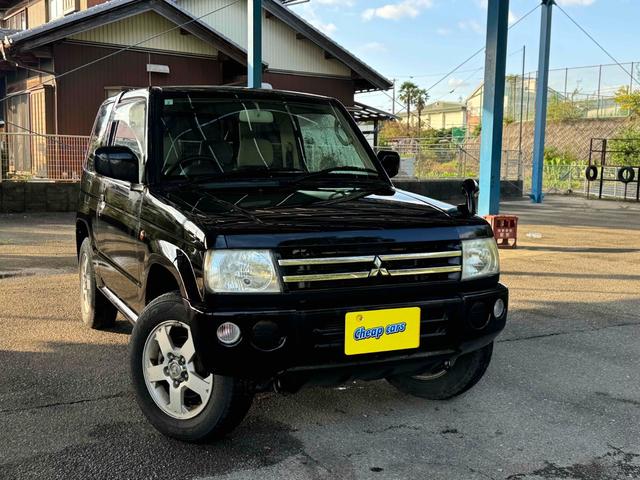 パジェロミニ ＸＲ　４ＷＤ　キーレスエントリー　ＡＴ　アルミホイール　衝突安全ボディ　エアコン　パワーステアリング　パワーウィンドウ（4枚目）