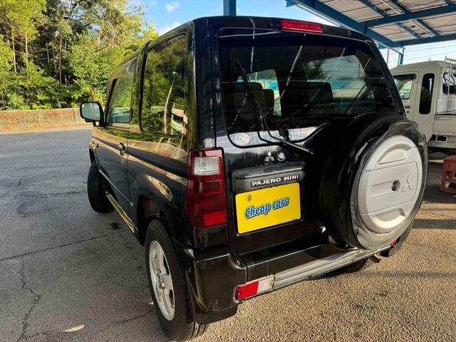 パジェロミニ ＸＲ　４ＷＤ　キーレスエントリー　ＡＴ　アルミホイール　衝突安全ボディ　エアコン　パワーステアリング　パワーウィンドウ（13枚目）