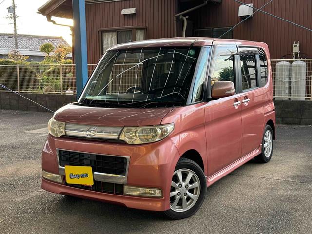 タント カスタムＸリミテッド　ＥＴＣ　電動スライドドア　ナビ　ＨＩＤ　スマートキー　ベンチシート　ＣＶＴ　盗難防止システム　ＡＢＳ　ＣＤ　アルミホイール　衝突安全ボディ　エアコン　パワーステアリング　パワーウィンドウ（2枚目）