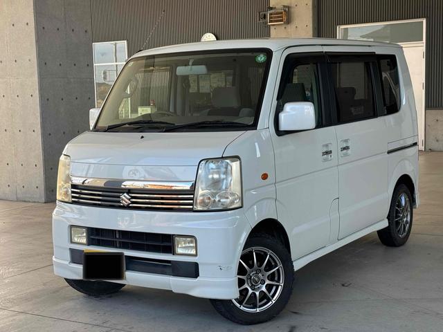 エブリイワゴン ＰＺターボ　両側スライド・片側電動　ナビ　キーレスエントリー　ターボ　ＡＴ　盗難防止システム　ＡＢＳ　アルミホイール　衝突安全ボディ　エアコン　パワーステアリング　パワーウィンドウ　運転席エアバッグ（2枚目）