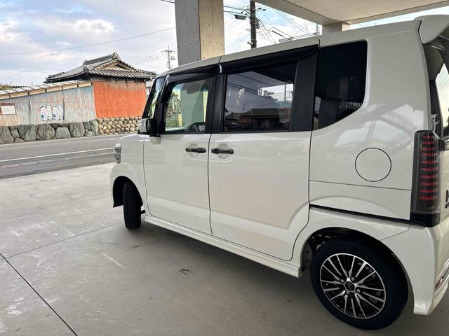 N-BOXカスタム G・Aパッケージ ETC 両側電動スライドドア ナビ TV 衝突被害軽減システム オートライト HID スマートキー アイドリングストップ ベンチシート CVT 盗難防止システム ABS ESC アルミホイール(13枚目)