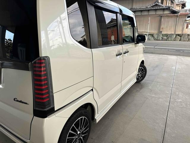 N-BOXカスタム G・Aパッケージ ETC 両側電動スライドドア ナビ TV 衝突被害軽減システム オートライト HID スマートキー アイドリングストップ ベンチシート CVT 盗難防止システム ABS ESC アルミホイール(15枚目)