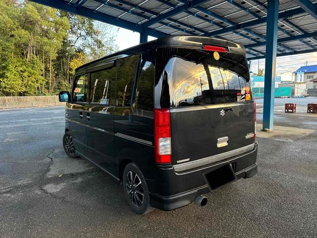 エブリイワゴン PZターボ ドライブレコーダー 両側スライド・片側電動 ナビ TV キーレスエントリー ターボ AT 盗難防止システム ABS CD MD ローダウン アルミホイール 衝突安全ボディ エアコン パワーステアリング(7枚目)