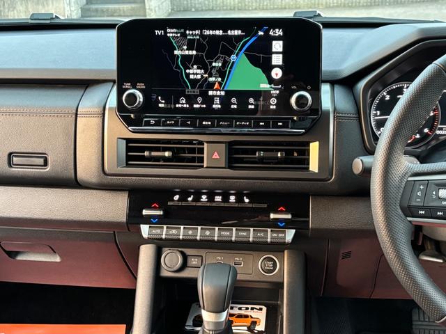 トライトン GSR 4WDディーゼルターボ純正ナビ/TV 360°カメラ レーダークルーズ レザーS ドラレコ Pシート シートH ハンドルヒーター eアシスト ユーザー買取 ディーラー保証書 メンテナンスノートETC(13枚目)