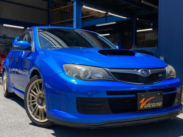 インプレッサ ＷＲＸ　ＳＴｉ　ＨＫＳマフラー　Ｓｔｉリアアンダースポイラー　社外リアスポイラー　社外フロントバンパー　純正ビッグキャリパー　純正レカロシート　Ｄｅｆｉブーストメーター　ＣＵＳＣＯロアアームバー　ＢＢＳ１８インチＡＷ（9枚目）