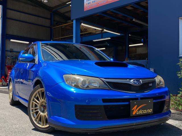 インプレッサ ＷＲＸ　ＳＴｉ　ＨＫＳマフラー　Ｓｔｉリアアンダースポイラー　社外リアスポイラー　社外フロントバンパー　純正ビッグキャリパー　純正レカロシート　Ｄｅｆｉブーストメーター　ＣＵＳＣＯロアアームバー　ＢＢＳ１８インチＡＷ（10枚目）