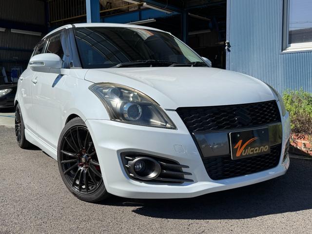 スイフトスポーツ ベースグレード TEIN車高調 WedsSportホイール RossoModelloマフラー スロットルコントローラー 社外エアクリーナー 社外テールランプ(6枚目)