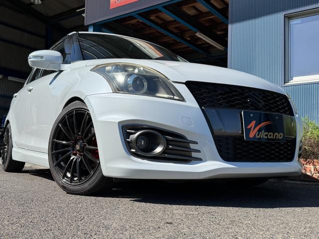 スイフトスポーツ ベースグレード TEIN車高調 WedsSportホイール RossoModelloマフラー スロットルコントローラー 社外エアクリーナー 社外テールランプ(7枚目)