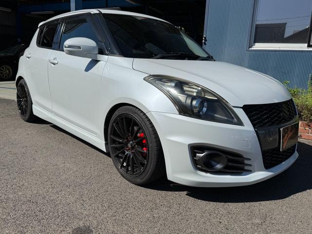 スイフトスポーツ ベースグレード TEIN車高調 WedsSportホイール RossoModelloマフラー スロットルコントローラー 社外エアクリーナー 社外テールランプ(10枚目)