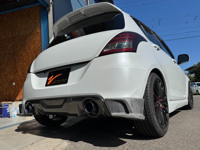 スイフトスポーツ ベースグレード TEIN車高調 WedsSportホイール RossoModelloマフラー スロットルコントローラー 社外エアクリーナー 社外テールランプ(16枚目)