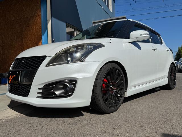 スイフトスポーツ ベースグレード TEIN車高調 WedsSportホイール RossoModelloマフラー スロットルコントローラー 社外エアクリーナー 社外テールランプ(26枚目)