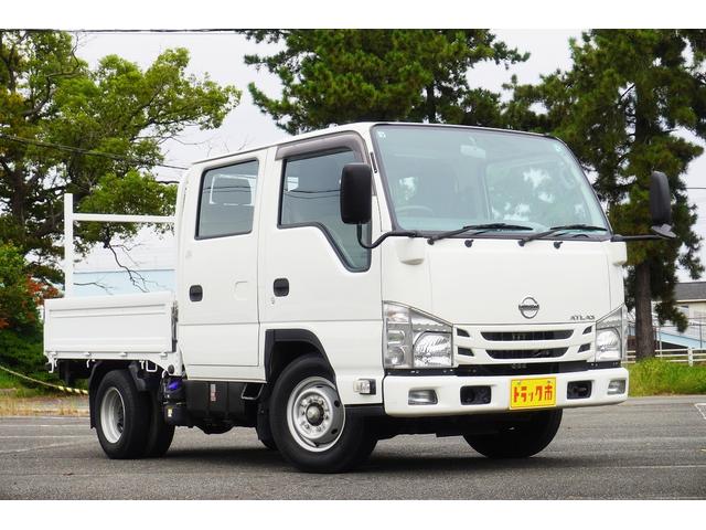 アトラストラック １．５５ｔ　Ｗキャブ　平ボディ　スーパーロー　Ｗタイヤ　１．５５ｔ　低床　坂道発進補助　横滑り防止　電格ミラー　アイドリングストップ　ＥＴＣ　エコモード　集中ロック　キーレス　フォグランプ　荷台内寸２０７／１６１／３７　荷台高８２　車両総重量４１３０ｋｇ（9枚目）