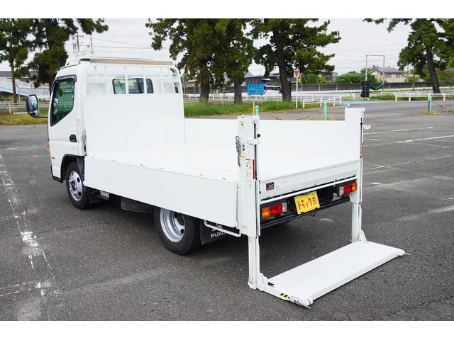 キャンター 3t 平ボディ 高床 パワ-ゲ-ト 垂直式 PG カスタム 横滑り防止 坂道発進補助 レーダーブレーキ 車線逸脱防止 両側電格ミラー ミラーヒーター ETC 極東開発 昇降能力600kg PG内寸45/157 荷台高97 車両総重量6025kg(5枚目)