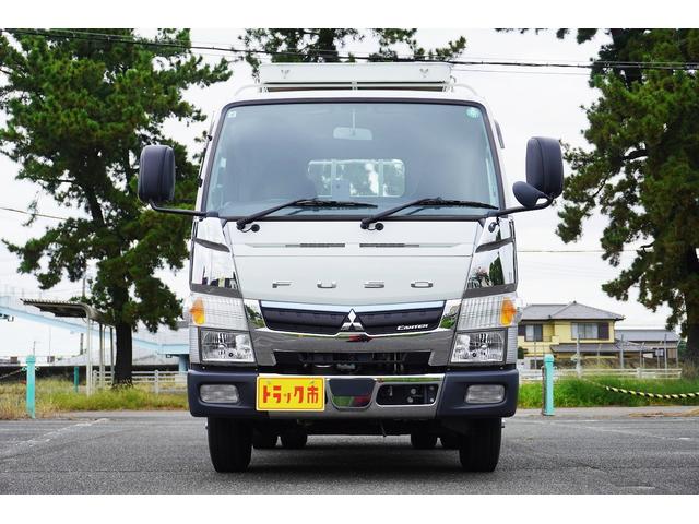 キャンター 3t 平ボディ 高床 パワ-ゲ-ト 垂直式 PG カスタム 横滑り防止 坂道発進補助 レーダーブレーキ 車線逸脱防止 両側電格ミラー ミラーヒーター ETC 極東開発 昇降能力600kg PG内寸45/157 荷台高97 車両総重量6025kg(8枚目)