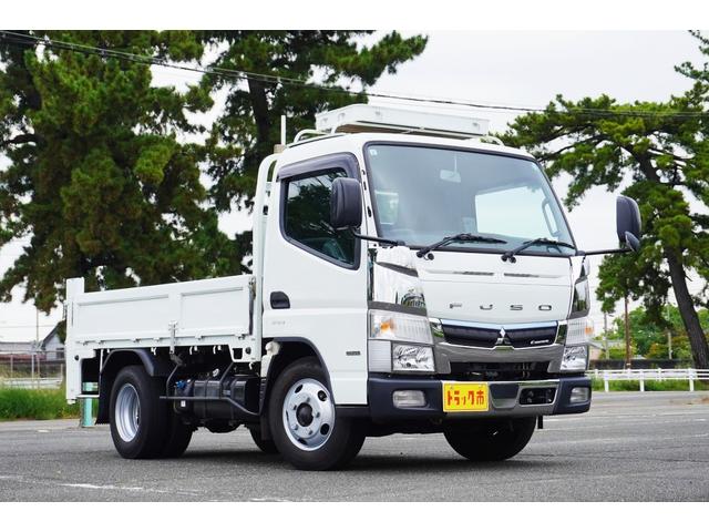 キャンター 3t 平ボディ 高床 パワ-ゲ-ト 垂直式 PG カスタム 横滑り防止 坂道発進補助 レーダーブレーキ 車線逸脱防止 両側電格ミラー ミラーヒーター ETC 極東開発 昇降能力600kg PG内寸45/157 荷台高97 車両総重量6025kg(9枚目)