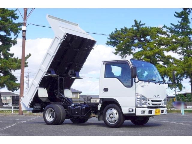 エルフトラック 2t ダンプ 強化 フルフラットロー 2t積 強化ダンプ 全低床 極東開発 DD02-31 坂道発進補助 横滑り防止 集中ロック 左電動格納ミラー エコモード キーレスキー 荷台内寸304/159/32 荷台高85 車両総重量4885kg(24枚目)