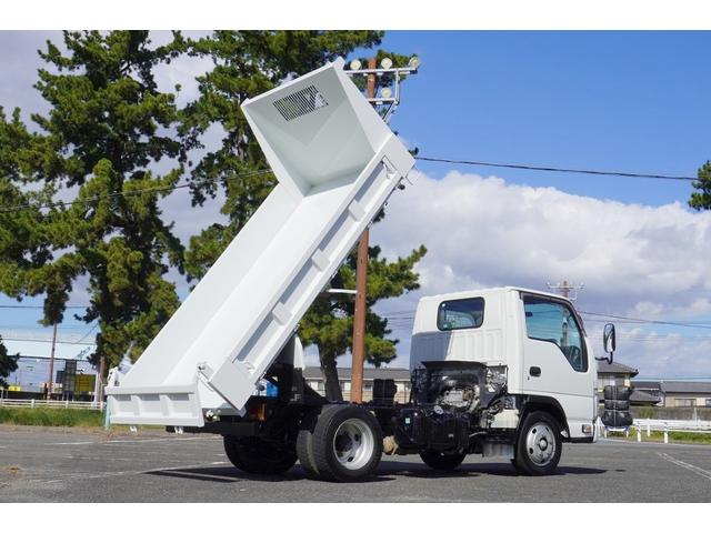 エルフトラック 2t ダンプ 強化 フルフラットロー 2t積 強化ダンプ 全低床 極東開発 DD02-31 坂道発進補助 横滑り防止 集中ロック 左電動格納ミラー エコモード キーレスキー 荷台内寸304/159/32 荷台高85 車両総重量4885kg(26枚目)