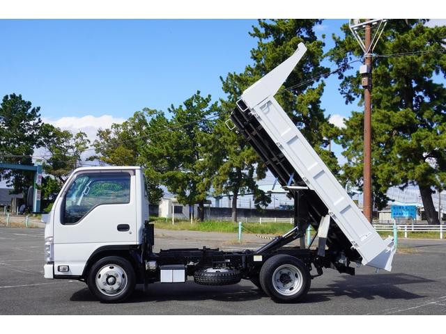 エルフトラック 2t ダンプ 強化 フルフラットロー 2t積 強化ダンプ 全低床 極東開発 DD02-31 坂道発進補助 横滑り防止 集中ロック 左電動格納ミラー エコモード キーレスキー 荷台内寸304/159/32 荷台高85 車両総重量4885kg(29枚目)