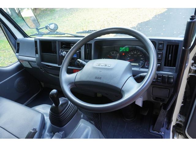 エルフトラック 3t ダンプ 強化 フルフラットロー 中間ピン 全低床 中間ピン 坂道発進補助 横滑り防止 左電動格納ミラー ETC 集中ロック エコモード アイドルアップ 極東開発 DD02-31 荷台内寸305/159/37 荷台高85 車両総重量6205kg(3枚目)