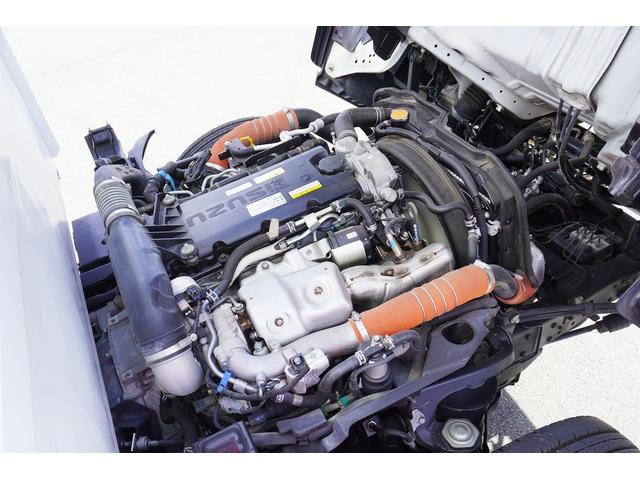 エルフトラック 3t ダンプ 強化 フルフラットロー 中間ピン 全低床 中間ピン 坂道発進補助 横滑り防止 左電動格納ミラー ETC 集中ロック エコモード アイドルアップ 極東開発 DD02-31 荷台内寸305/159/37 荷台高85 車両総重量6205kg(45枚目)