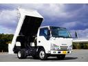 3t ダンプ 強化 フルフラットロー 中間ピン 全低床 中間ピン 坂道発進補助 横滑り防止 左電動格納ミラー ETC 集中ロック エコモード アイドルアップ 極東開発 DD02-31 荷台内寸305/159/37 荷台高85 車両総重量6205kg(27枚目)