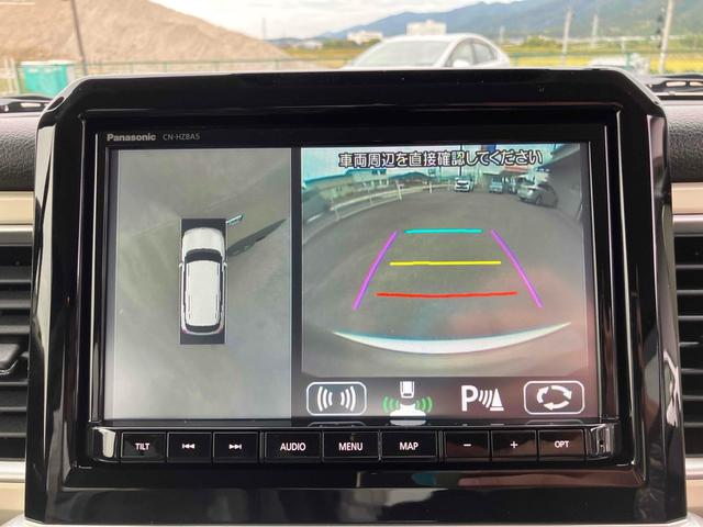 クロスビー ハイブリッドMZ 4WD ETC 全周囲カメラ クリアランスソナー オートクルーズコントロール レーンアシスト 衝突被害軽減システム ナビ TV オートライト LEDヘッドランプ アルミホイール スマートキー(4枚目)