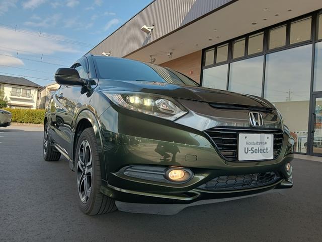 ヴェゼル ハイブリッドＺ　ブラウン内装／純正メモリーナビ／バックカメラ／ＬＥＤヘッドライト／クルーズコントロール／純正１６インチアルミホイール／シートヒーター／スマートキー／禁煙車／横滑り防止装置／サイド＋カーテンエアバック（33枚目）