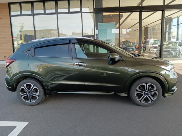 ヴェゼル ハイブリッドＺ　ブラウン内装／純正メモリーナビ／バックカメラ／ＬＥＤヘッドライト／クルーズコントロール／純正１６インチアルミホイール／シートヒーター／スマートキー／禁煙車／横滑り防止装置／サイド＋カーテンエアバック（36枚目）