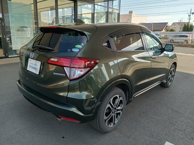 ヴェゼル ハイブリッドＺ　ブラウン内装／純正メモリーナビ／バックカメラ／ＬＥＤヘッドライト／クルーズコントロール／純正１６インチアルミホイール／シートヒーター／スマートキー／禁煙車／横滑り防止装置／サイド＋カーテンエアバック（40枚目）