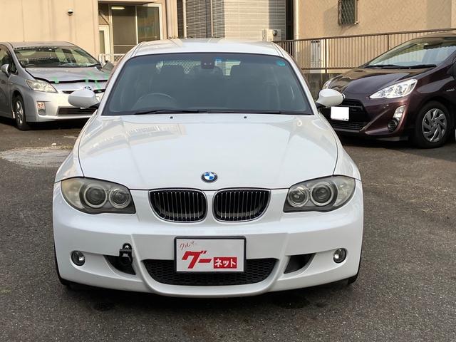 BMW １シリーズ １３０ｉ Ｍスポーツ 純正ナビ タイヤ４本新品 １７インチアルミホイール 黒革シート パワーシート 60.0万円 平成19年 (2007年) 愛知県 中古車