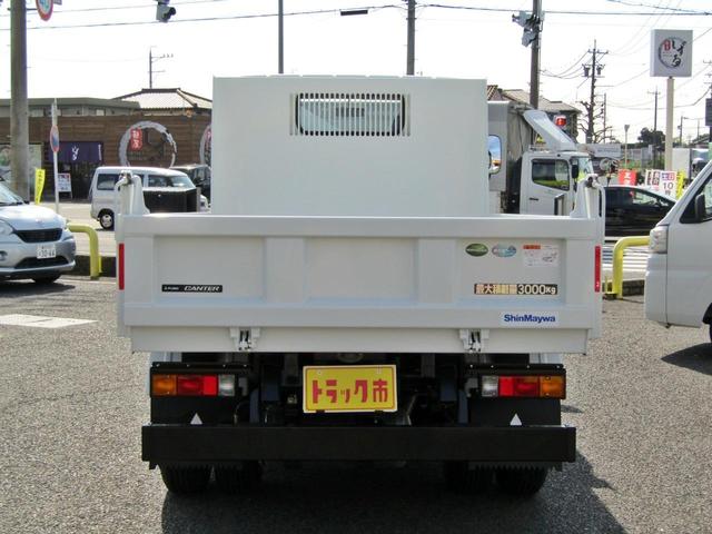 ３トン１０尺強化ダンプ　衝突軽減ブレーキ・車線逸脱警報装置・イージーアクセスキー・ＬＥＤヘッドライト＆ＦＯＧ・左電格ミラー・４ナンバー・積載３ｔ・５ＭＴ(10枚目)