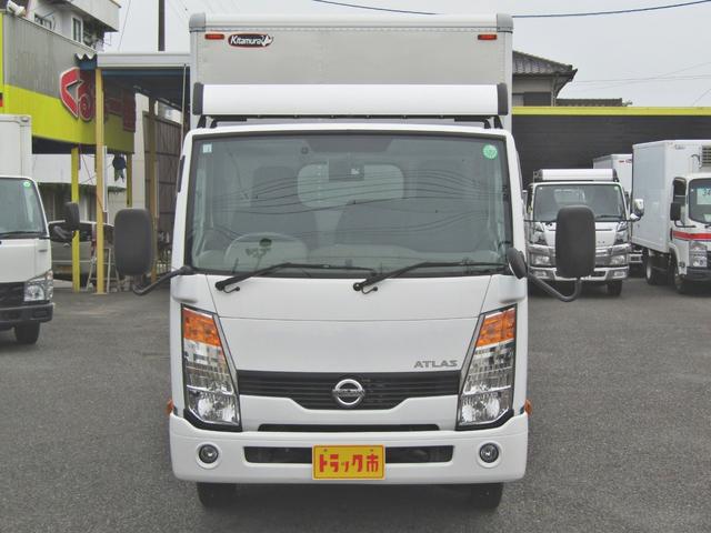 アトラストラック １トンアルミバンパワーゲート　北村製６００ＫＧ垂直ゲート　有線リモコン付き　ルーフキャリア　ナビＴＶ　アラウンドビューモニター　坂道発進補助装置　ＥＴＣ車載器　キーレス　５ＭＴ　普通免許で運転ＯＫ（2枚目）