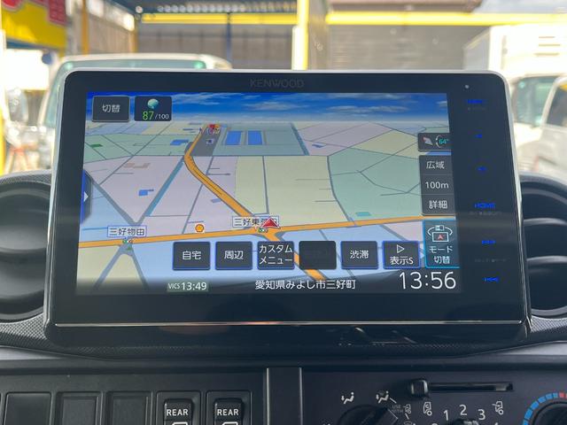 ダイナトラック 1.25トンWキャブ 4WD 荷台シマ鉄板貼り 衝突軽減ブレーキ 車線逸脱警報 ナビTV ETC リアヒーター付き オートハイビーム AT車(18枚目)