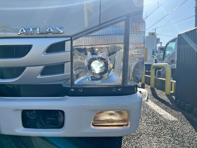アトラストラック 1.55トンWキャブ 低床リアWタイヤ 衝突軽減ブレーキ 車線逸脱警報 坂道発進補助装置 ETC ドラレコ付き LEDヘッドライト 5MT(27枚目)