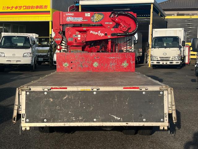 キャンター ２トン平簡易クレーン　ＵＮＩＣ４段クレーン　２．２２トン吊り　アウトリガー　過巻防止装置　衝突軽減ブレーキ　車線逸脱警報　ナビＴＶ　バックモニター　ＥＴＣ　キーレス　５ＭＴ（7枚目）