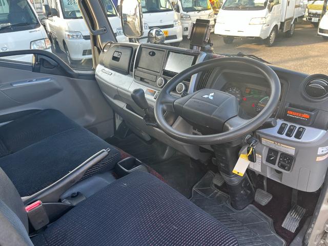 キャンター ２トン平簡易クレーン　ＵＮＩＣ４段クレーン　２．２２トン吊り　アウトリガー　過巻防止装置　衝突軽減ブレーキ　車線逸脱警報　ナビＴＶ　バックモニター　ＥＴＣ　キーレス　５ＭＴ（20枚目）