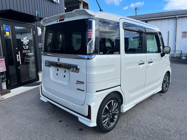 スペーシアカスタム ハイブリッドＸＳターボ　全方位カメラ付き９インチメモリーナビ　ＤＶＤ再生可能　両側電動パワースライドドア　ＥＴＣ　ドライブレコーダー　サーキュレーター　ヘッドアップディスプレイ　運転席シートヒーター　スズキコネクト（4枚目）