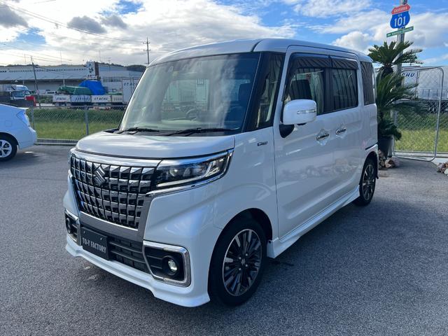 スペーシアカスタム ハイブリッドＸＳターボ　全方位カメラ付き９インチメモリーナビ　ＤＶＤ再生可能　両側電動パワースライドドア　ＥＴＣ　ドライブレコーダー　サーキュレーター　ヘッドアップディスプレイ　運転席シートヒーター　スズキコネクト（8枚目）