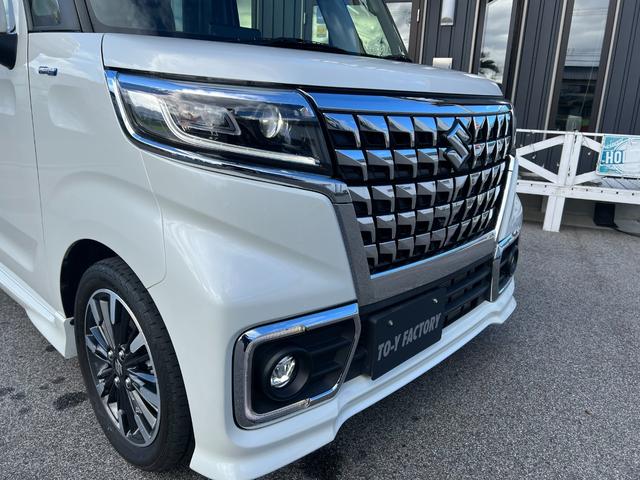 スペーシアカスタム ハイブリッドＸＳターボ　全方位カメラ付き９インチメモリーナビ　ＤＶＤ再生可能　両側電動パワースライドドア　ＥＴＣ　ドライブレコーダー　サーキュレーター　ヘッドアップディスプレイ　運転席シートヒーター　スズキコネクト（10枚目）