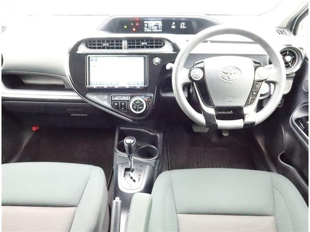 アクア Sスタイルブラック ナビフルセグ Bモニター ドラレコ DVD再生 ミュージックプレイヤー接続可 衝突被害軽減システム ETC スマートキー LED FOG サイドバイザー リヤワイパー クリアランスソナー オートライト(5枚目)