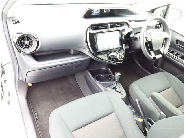 アクア Sスタイルブラック ナビフルセグ Bモニター ドラレコ DVD再生 ミュージックプレイヤー接続可 衝突被害軽減システム ETC スマートキー LED FOG サイドバイザー リヤワイパー クリアランスソナー オートライト(6枚目)