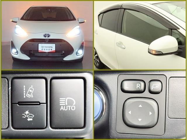 アクア Sスタイルブラック ナビフルセグ Bモニター ドラレコ DVD再生 ミュージックプレイヤー接続可 衝突被害軽減システム ETC スマートキー LED FOG サイドバイザー リヤワイパー クリアランスソナー オートライト(24枚目)