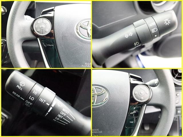 アクア Sスタイルブラック SDナビ フルセグ ドラレコ DVD再生 ミュージックプレイヤー接続可 衝突被害軽減システム ETC スマートキー LEDライト FOG サイドバイザー リヤワイパー クリアランスソナー オートライト(18枚目)