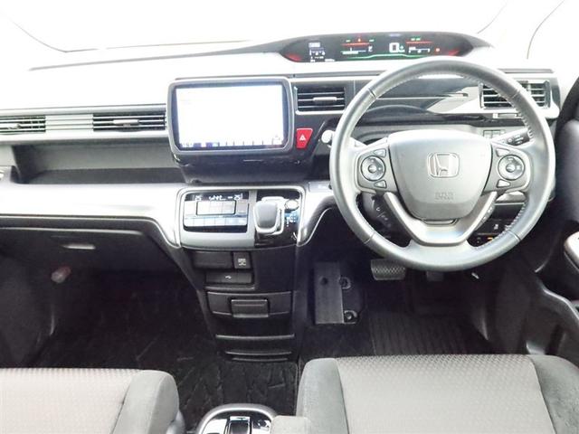 ステップワゴンスパーダ スパーダハイブリッド　Ｇ　ホンダセンシング　ハイブリッド　ナビ＆ＴＶ　両側電動スライド　メモリーナビ　フルセグ　バックカメラ　ドラレコ　ＤＶＤ再生　ミュージックプレイヤー接続可　衝突被害軽減システム　ＥＴＣ　３列シート　スマートキー　記録簿（4枚目）