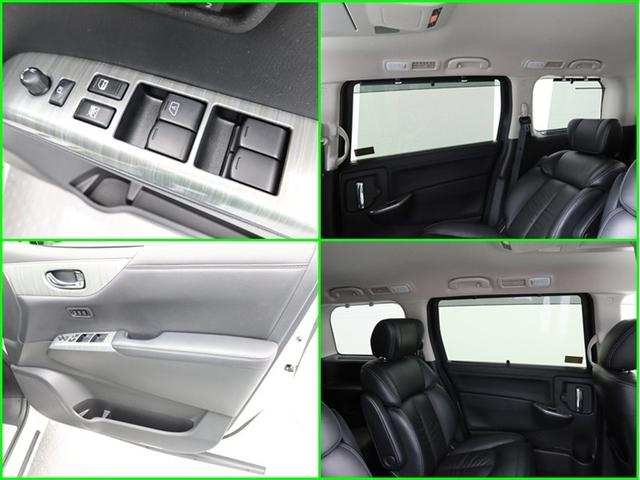 エルグランド ライダー　革シート　ナビ＆ＴＶ　両側電動スライド　メモリーナビ　フルセグ　後席モニター　バックカメラ　ドラレコ　ＤＶＤ再生　ミュージックプレイヤー接続可　ＥＴＣ　３列シート　電動シート　スマートキー　フルエアロ（28枚目）