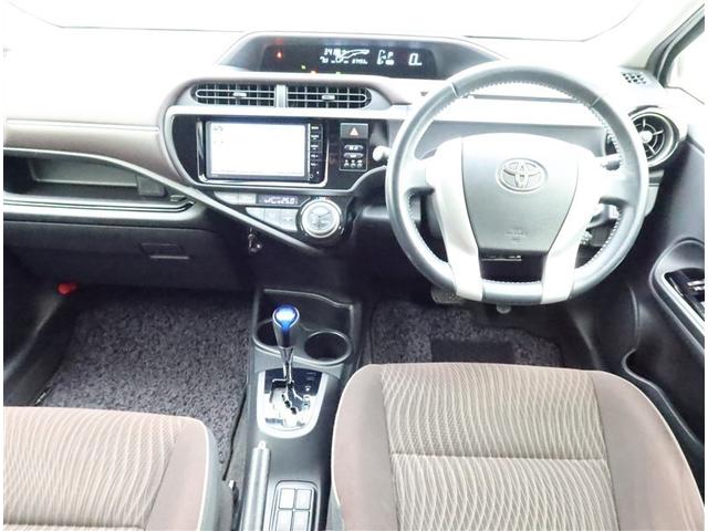 アクア G ナビ ワンセグ Bモニター ドラレコ ミュージックプレイヤー接続可 ETC オートAC 電動格納ドアミラーウィンカー スマートキー LED FOG クルコン サイドバイザー リヤワイパー オートライト(5枚目)