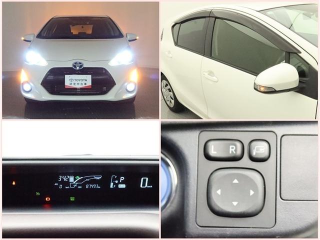 アクア G ナビ ワンセグ Bモニター ドラレコ ミュージックプレイヤー接続可 ETC オートAC 電動格納ドアミラーウィンカー スマートキー LED FOG クルコン サイドバイザー リヤワイパー オートライト(21枚目)