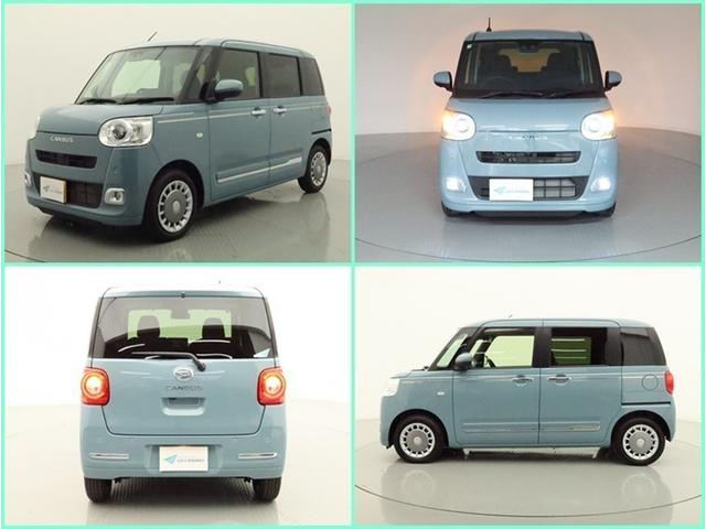 ムーヴキャンバス セオリーＧターボ　両側電動スライド　ＳＤナビ　フルセグ　全方位モニター　衝突被害軽減システム　スマートキー　ＬＥＤヘッドランプ　ＦＯＧ　アイドリングストップ　リヤワイパー　コーナーセンサー　シートヒーター　オートライト（19枚目）