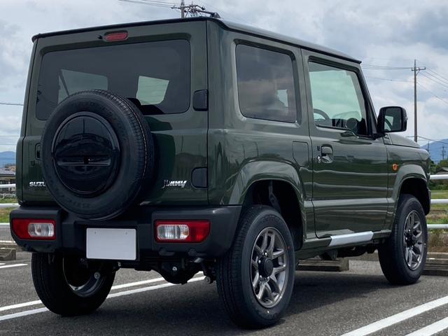 ジムニー XC LEDヘッドランプ スズキセーフティサポート スマートキー&プッシュスタート クルーズコントロール 本革巻ステアリング フルオートエアコン ヒーテッドドアミラー シートヒータ 純正16インチアルミ(9枚目)