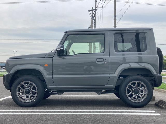 ジムニー XC スズキセーフティサポート LEDヘッドランプ ヘッドランプウォッシャー 本革巻ステアリングホイール 運転席・助手席シートヒーター 全面UVカット機能ガラス LEDサイドターンランプ付ドアミラー(5枚目)